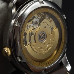 Premium Gold Skeleton Leather Watch