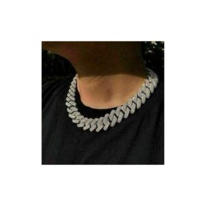 Iced Bold Men Non Fade High Quality Cuban Chain Silver